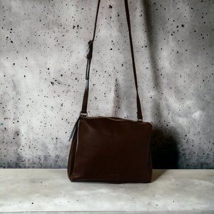 Nine West Tan Vegan Leather Crossbody Bag